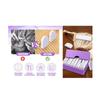 Knit Blockers Set 20Pcs Stainless Steel Knitting Blocking Combs And Pin With 2 Different Sizes For Diy Knit Crocheting Supplies