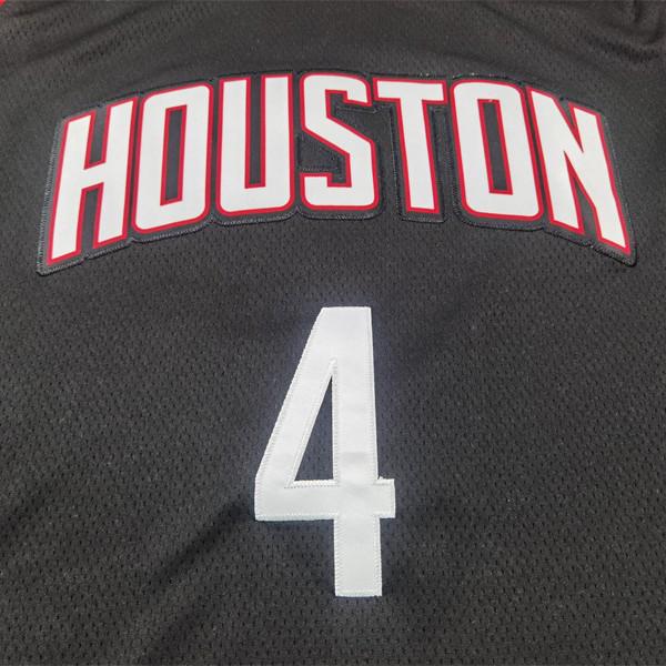 Jalen Green Rockets Basketball Jersey #4, Black