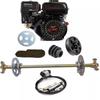 29"Go Kart Rear Axle Kit 7HP OHV Engine Motor #35 Clutch Brake Assembly ATV Quad