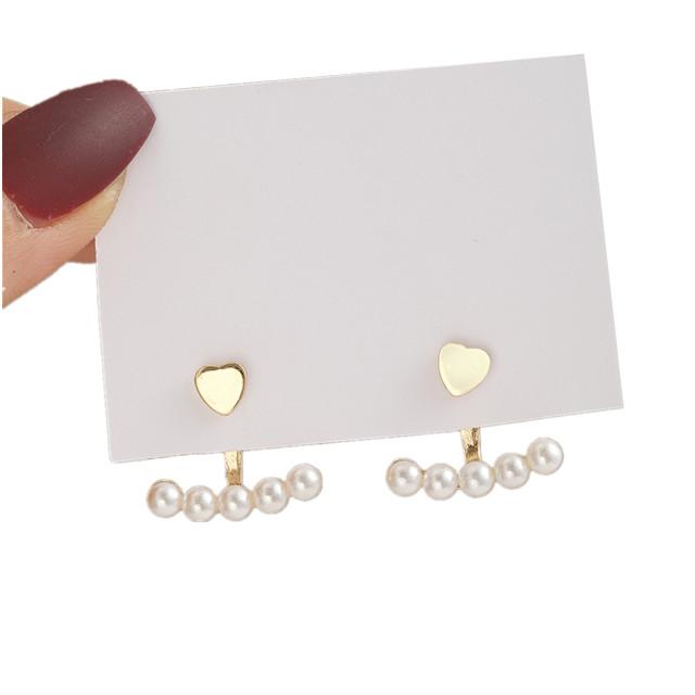 IF ME Vintage Gold Plated Earrings Set Metal  Heart Twist Geometric Hollow Hoop Earrings For Woman Fashion Jewelry Gifts