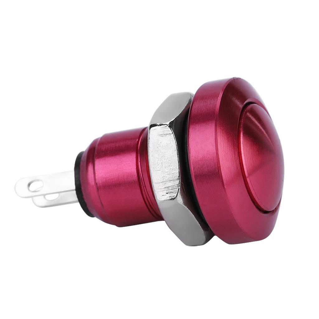 1A 24V 8mm   Waterproof Car Momentary Push Button Power   Zinc Alu um Alloy