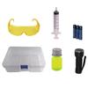 Auto UV-Farbstoff Klimaanlage Lecktest Reparatur Fluoreszierende Werkzeuge Kit Auto Klimaanlage A/C System Lecktest Detektor Kit