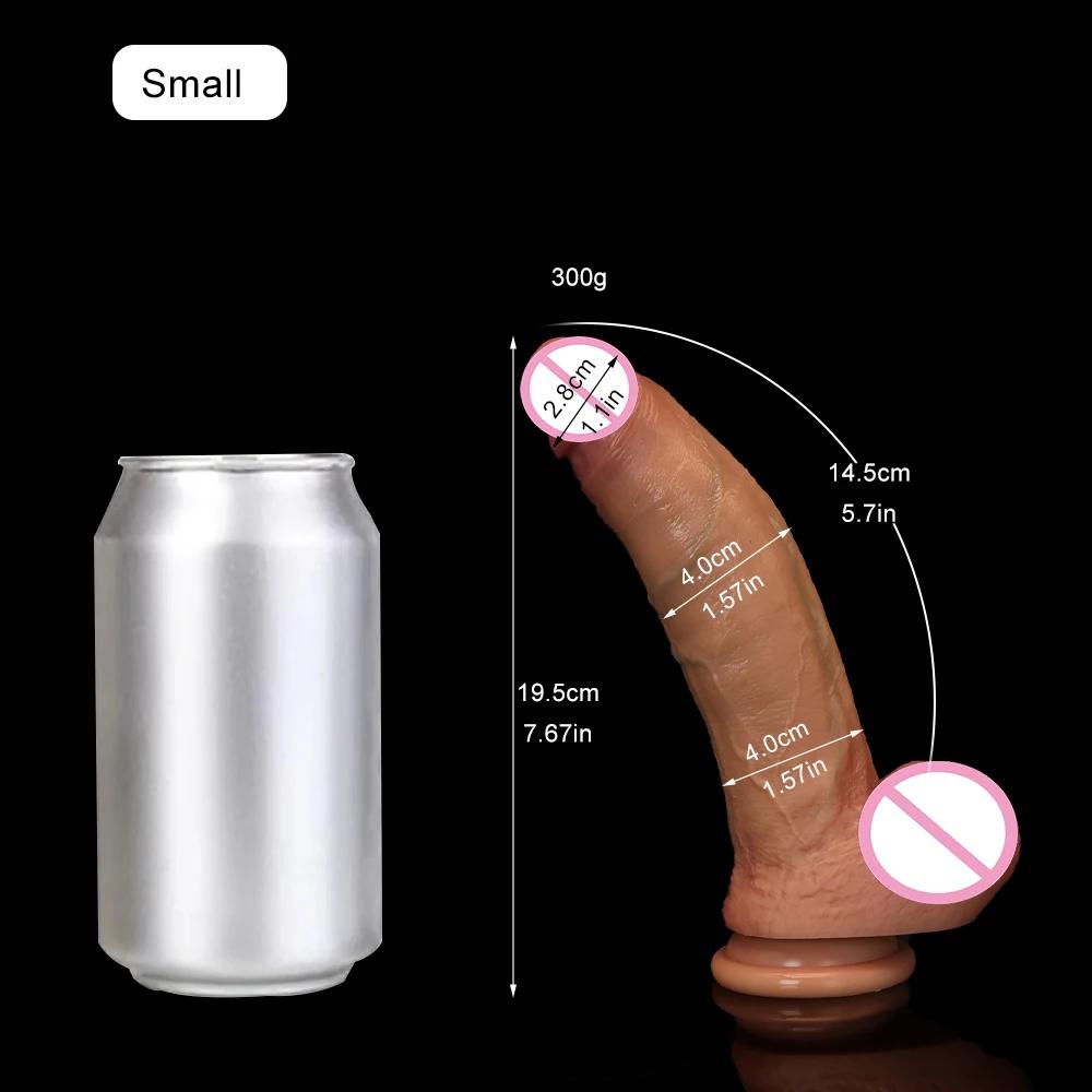 Thick Dildos Realistic Liquid Silicone Huge Penis Women Sex Toys G-spot Masturbation Big Dick Strap on Anal Dildo Lesbian 18+