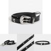 Dark Gothic Skull Accessory Belt For Women With Alloy Buckle Fashion Punk Style
