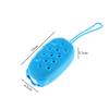 FAVHOME Silicone Bath Brush - Double Sided Shower Scrubber with Sponge - Gentle Exfoliation, Scalp Massage, Improves Circulation - Random Color