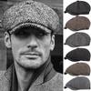 Fashion Berets Men High Quality Autumn Winter Wool Hat Herringbone Flat Cap Classical Artist Painter Hat Male Beret Caps Gorras