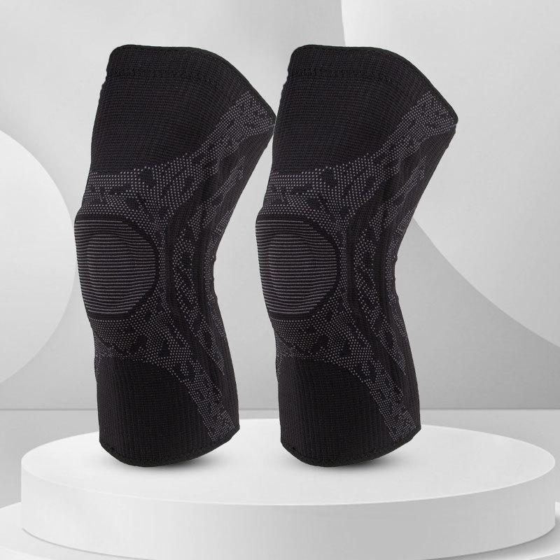 

Basketball Silicone Sports Knee Pads Men s and Women s Cycling and Running Knitted Knee Pads High Elastic Protective Gear Support Strip Knee Pads XXXL