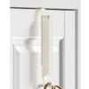 Space-Saving Folding Clothes Rack - Heavy Duty Aluminum Alloy, Over-the-Door Hanger with Retractable Rod for Easy Storage & Organization