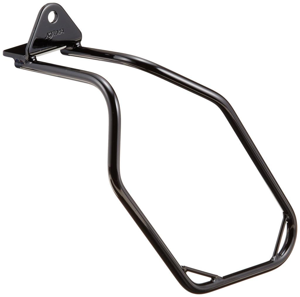 Kijima Motorcycle Parts Saddlebag Support, Steel, Compatible with DHW, Left Side, Black, for FXST ('03-'05) and FLST ('03-'06), HD-08025