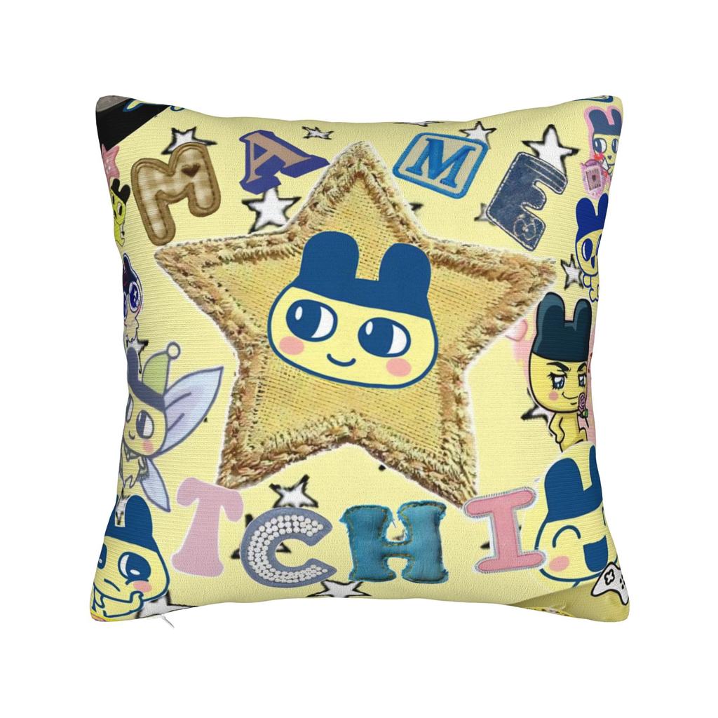 Cartoon T-Tamagotchi Pillowcases Accessories Printing Cushion Cover Gift Throw Pillow Case Cover Home Multi-Size