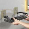 Huijia Space Aluminum Punch-Free Bathroom Storage Shelf