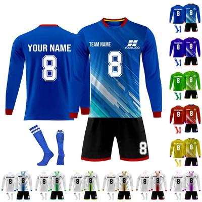 Personalised Shirts Kit Mens Girls With Name Number Custom Football Jerseys For Boys Training Suit