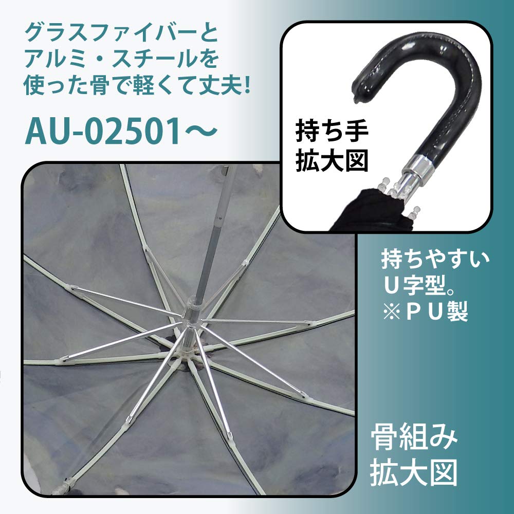 YouPower Folding Umbrella Both Sunny and Rainy by Henriette Lonernip Opened 85cm Diameter X 73cm 49cm (for Days) "Cat Friend" AU-02513. Size Length.