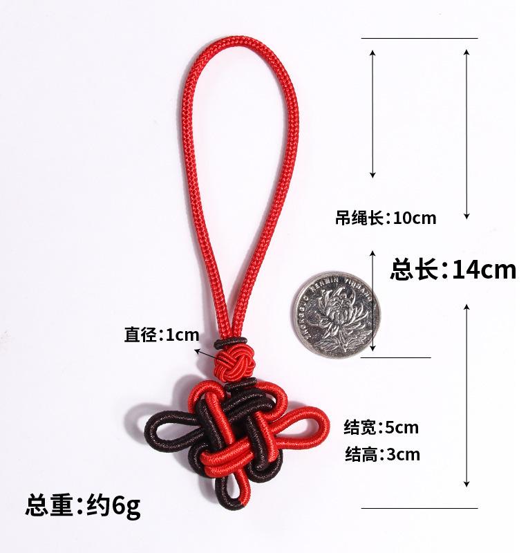 Nod Chinezesc Ciucuri Bicolori Cercei Bicolori cu Nod Chinezesc Pandantiv Agățătoare Auto Accesorii Cercei Accesorii Cheongsam Antic Hanfu