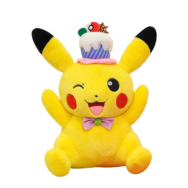 Plush Toy Pikachu Cute Cartoon Soft Short Velvet Children Gift Doll
