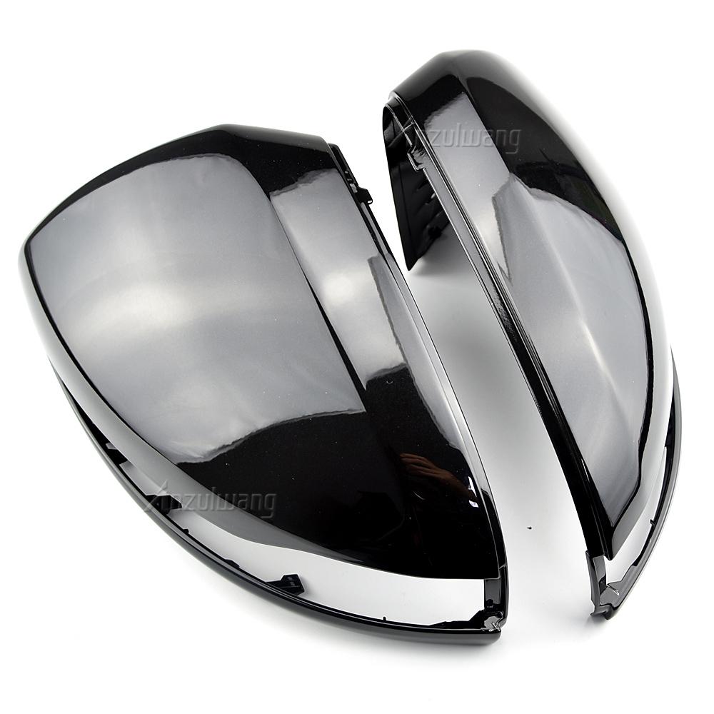 For Mercedes-Benz C S E GLC G Class AMG W205 X253 W222 W213 W238 Rearview Mirror Cover Bright Black Replacement 2014 - 