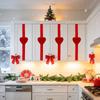 Bows for Cabinets 41.3 Inches Valentine's Day Holiday Decorations Heart Shape Cabinet Door Bows for Home Living Room Kitchen