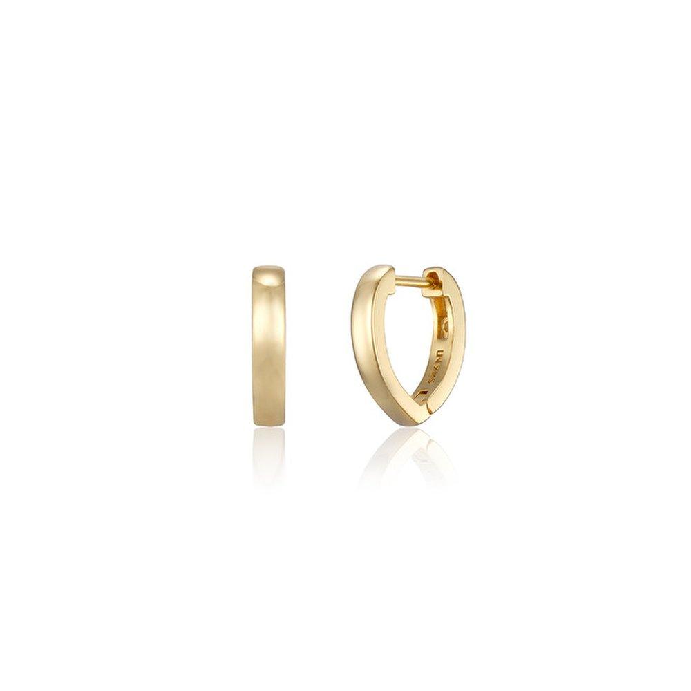 Silver 925 V Edit One-Touch Earrings Lse99
