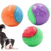 Dogs Interactive Toys Soft TPR Toys for Dog Pet Teeth Cleaning Bite Resistance Squeaky Dog Ball Toy Pet Products Accessories