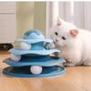 Ice Cream Track Turntable Toy For Cats