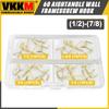 60Pcs Right Angle Seven Character Mural Frame Screw Hook Kit