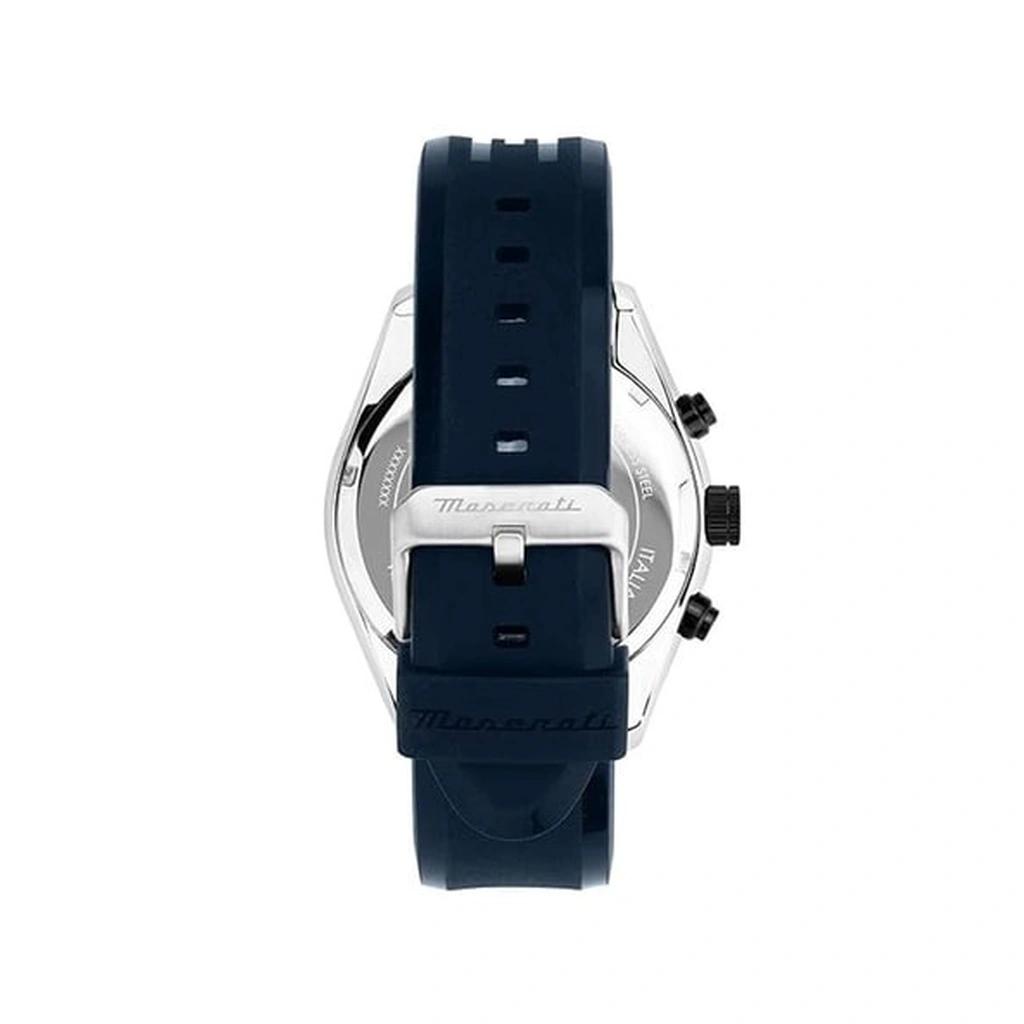 Maserati Orologio da Uomo Traguardo Cronografo Cinturino in Gomma Quadrante Nero Sunray Quarzo R8871612046 100M