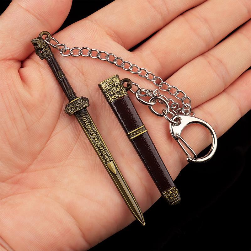 

1 шт. Брелоки в форме меча, Подвески для ключей для любителей активного отдыха и коллекционеров, с различными дизайнами