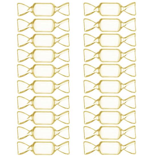 Klar geformte Süßigkeiten-Schmuckschatulle Mini-Schmuckorganizer Kunststoff-Süßigkeiten-Aufbewahrungsbehälter für Hochzeitsfeier Reise Valentinstag