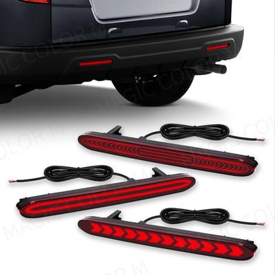 Для Honda Accord Odyssey CR-V Acura TSX Element LED Задний бампер Отражатель Света Сигнала Поворота Предупреждение Автозапчасти Противотуманные Тормозные Лампы