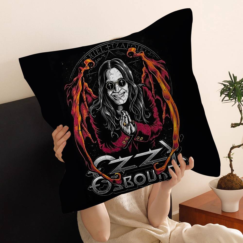 Heavy Metal Band Rock Ozzy Osbourne Band 45*45cm Cushion Cover Pillow Cover Decor Pillowcase Home Pillowcase For Couch Pillow