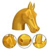 Trailer Hitch Dust Cover Exterior Decorative Horse Head Caps Trailer Hitch Receiver Cover For Cars Sedans Trucks Road Trips