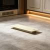 Floor Register Cover, 2 x 10 in Metal Grille with Detachable Sections for Access Around the Center Area and Cleaning