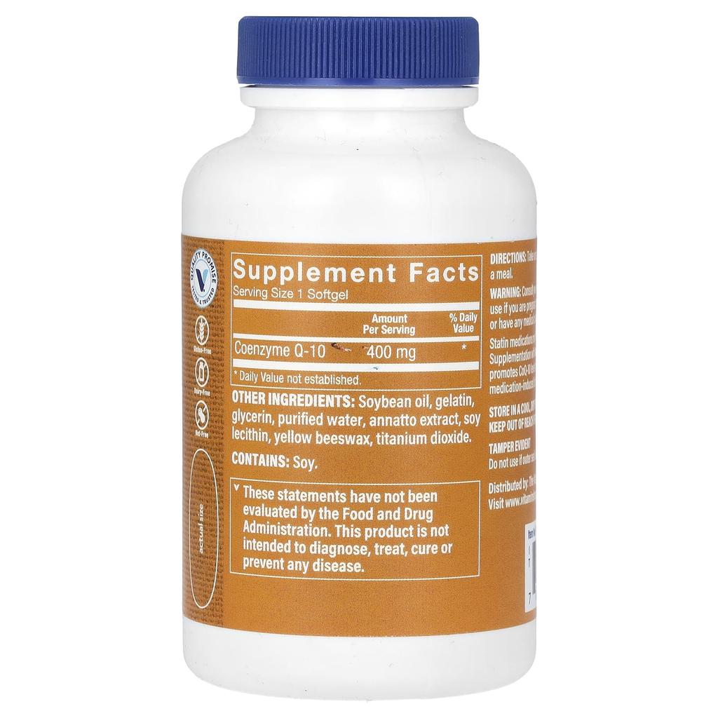 Coq-10, 400Mg, 60 Softgels