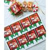 Decoration Package Label Biscuit Santa Claus Gift Paper Sticker Seal Labels Christmas Stickers