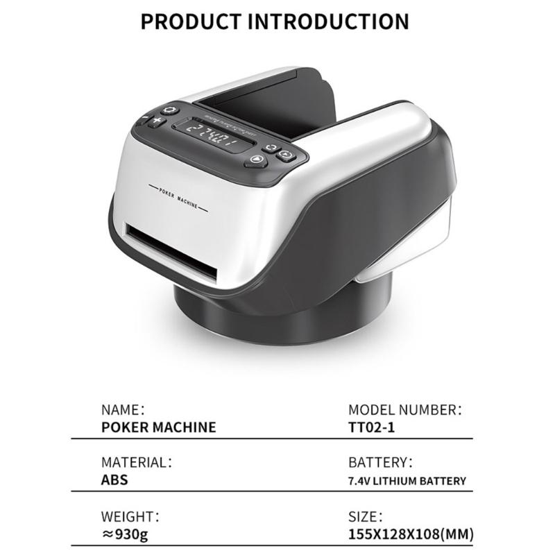 Інтелектуальна машина для роздачі карток з обертанням, яка відрізняється тихою роботою та стабільною основою для використання в професійних казино