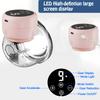 1pcs Wearable Electric Breast Pump Hands-Free,Anti-Reflux Painless Breast-Feeding Low-noise LED Display USB Rechargeable