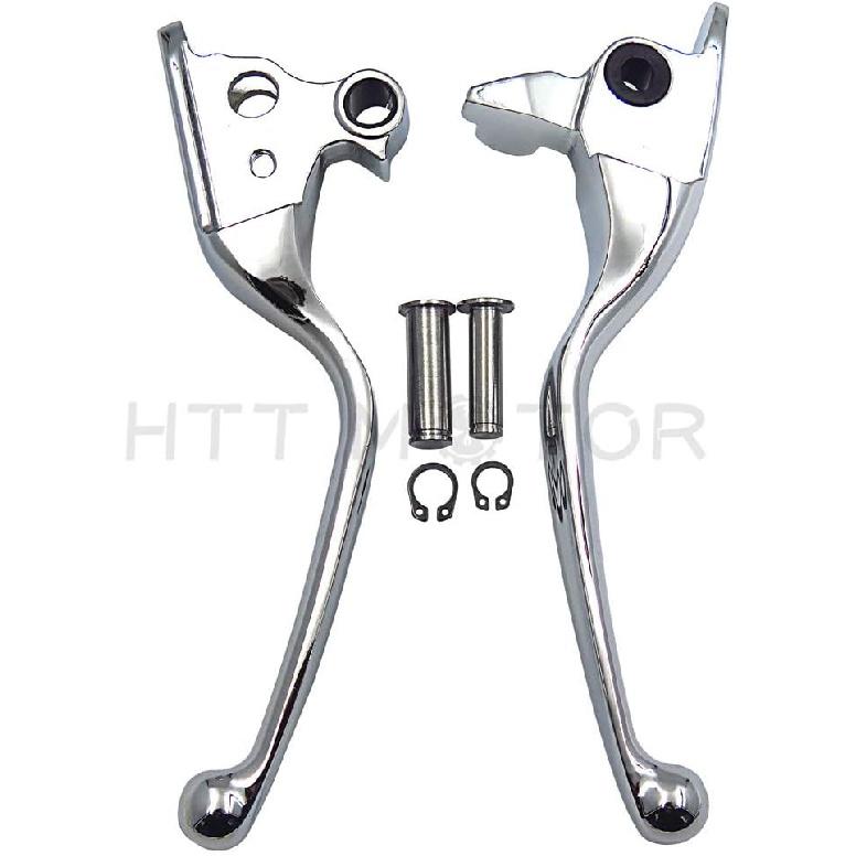 HTTMT MT241-026-CD Parts Chrome Brake Clutch Hand Lever Compatible with Harley 2008-2013 Touring and Trike Models 2014-later FLHR and FLHRC (Does NOT