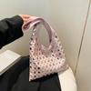 Niche Commuter Bag 2025 New Korean Version Fashion Rivet Personality Hand Bag Women's One Shoulder Armpit Bag PU