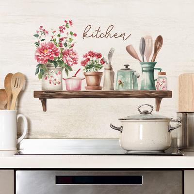 Cucchiaio Utensili da Cucina Dipinti Cucina Ristorante Casa Sfondo Abbellimento Decorazione Adesivi