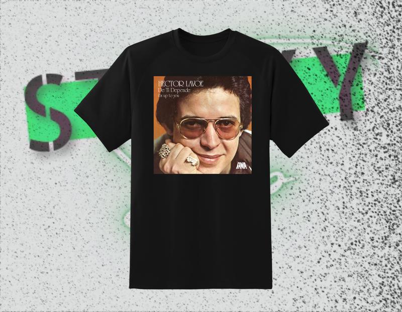 Hector Lavoe Retro Salsa Legend Graphic Unisex T-Shirt Latin Music Vintage Style Unisex Graphic Tee M