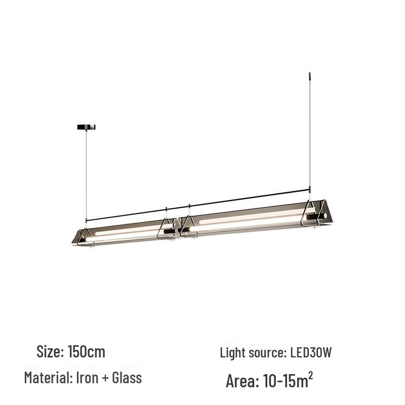 NuFeng Modern Simple Long Strip Restaurant Chandelier