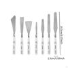 7 Pieces Palette Knives Painting for Acrylic Scraping Paste