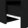 Nightstand Black Oak Effect 50 x 40 x 45 cm Particleboard