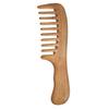 Handmade Wooden Hair Comb Scalp Massage Detox Comb Portable Wide Tooth Comb  For Women