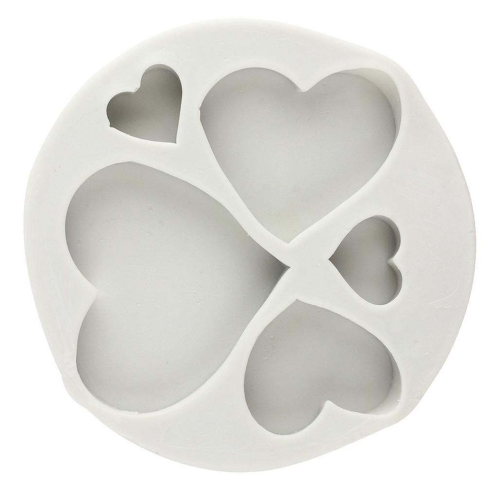 Heart Silicone Mold Love Heart Star Moon Fondant Molds Cake Decorating Tools Theme Cake Dessert Decorated Chocolate Candy Mold