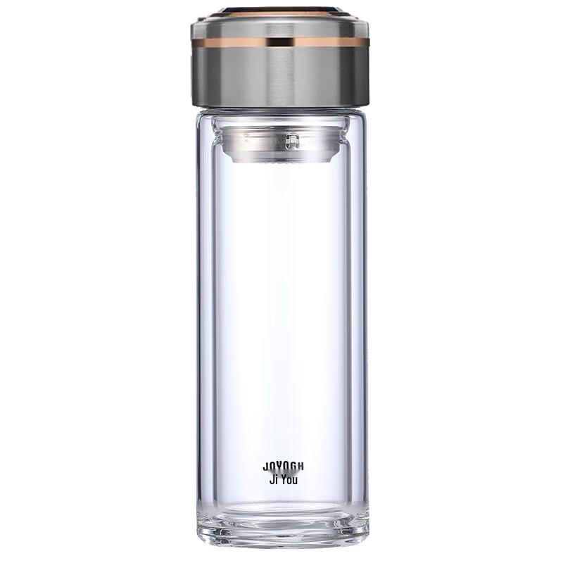 JOYOGH Double-Wall High Borosilicate Glass Tea Cup