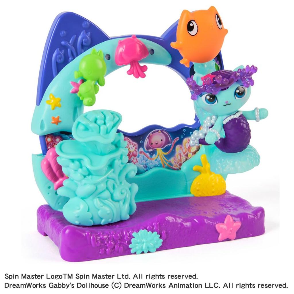 Takara Tomy Dollhouse The Movie Swimming Pool Balcony Set Gabby's Mercat's