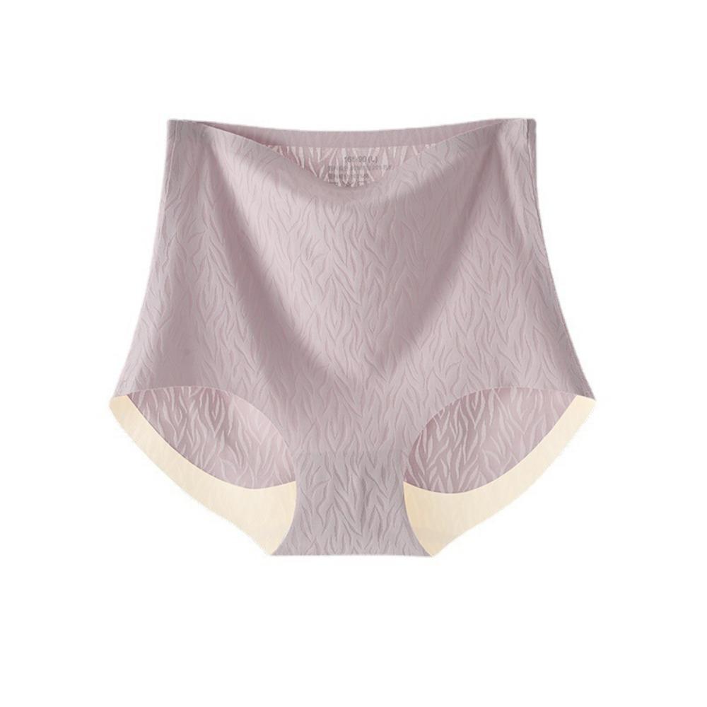 High Waist Seamless Underwear for Women, Sexy Hip Lift Without Trace, Large Size Abdominal Hip Lift for Women, Pure Cotton Briefs with Uncurled Edges