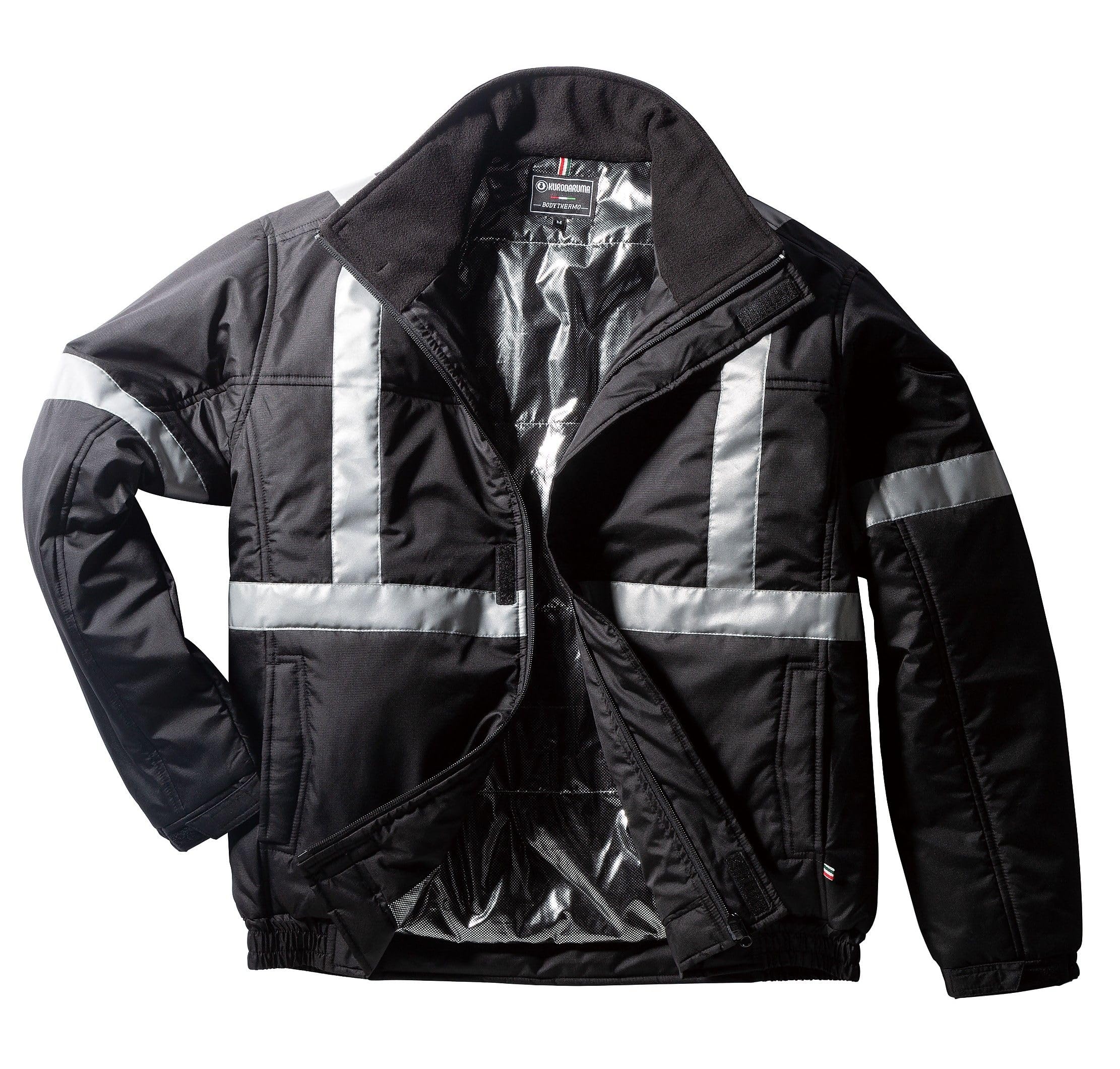 

KURODARUMA Winter Jacket Size 49 M (Reflective Tape), Black, 54373, чёрный