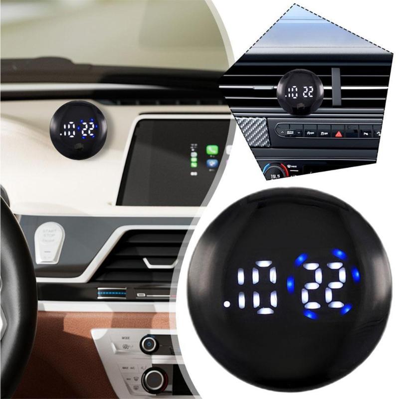 Energisparande Automatisk Avstängning Bil Motorcykel Instrumentpanel LED Digital Klocka Ventilerad Klocka Pekkänslig Display Vattentät Design